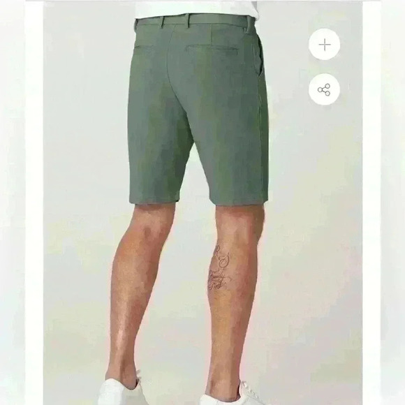 Swet Tailor Men’s The Everyday Chino Short Olive Green - Picture 3 of 10